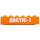 LEGO Orange Brique 1 x 6 avec &#039;ARCTIC-1&#039; Autocollant (3009)