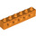 LEGO Orange Brick 1 x 6 with Holes (3894)