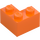 LEGO Orange Brique 2 x 2 Pièce de monnaie (2357)