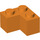 LEGO Oranje Steen 2 x 2 Hoek (2357)