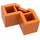 LEGO Orange Brick 2 x 2 Facet (87620)