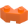 LEGO Naranja Ladrillo 2 x 2 Facet (87620)