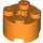 레고 주황색 벽돌 2 x 2 둥근 (3941 / 6143)