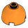 LEGO Orange Brick 2 x 2 Round with Dome Top (Hollow Stud, Axle Holder) (3262 / 30367)