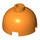 LEGO Orange Brique 2 x 2 Rond avec Dome Haut (Goujon creux, support d&#039;essieu) (3262 / 30367)