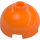 LEGO Orange Brick 2 x 2 Round with Dome Top (Safety Stud, Axle Holder) (3262 / 30367)