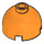 LEGO Oranje Steen 2 x 2 Ronde met Dome Top (Veiligheids Stud zonder ashouder) (30367)