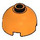 LEGO Orange Brick 2 x 2 Round with Dome Top (with Axle Holder) (3262 / 30367)