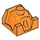 LEGO Orange Brick 2 x 2 with Driver and Neck Stud (41850)