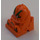 LEGO Orange Brick 2 x 2 with Scratch Racers Figure (30598 / 40825)