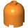 LEGO Oranje Steen 2 x 2 x 1.7 Ronde Cilinder met Dome Top (26451 / 30151)