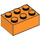 LEGO Orange Brique 2 x 3 (3002)