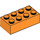 LEGO Oranje Steen 2 x 4 (3001 / 72841)
