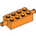 LEGO Oransje Kloss 2 x 4 med Stifter (6249 / 65155)