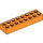 LEGO Orange Brick 2 x 8 (3007 / 93888)