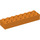 LEGO Orange Brique 2 x 8 (3007 / 93888)