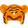 LEGO Orange Katze Hut mit Tiger Lines (65590 / 68542)