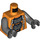 LEGO orange Chokun Torso (973 / 76382)