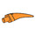 LEGO Oranje Klauw met 0.5L Staaf en 2L Gebogen Lemmet (87747 / 93788)