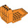 LEGO Orange Cockpit Bottom 6 x 10 x 5 (42600)