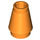 LEGO Oranje Kegel 1 x 1 met Top groef (28701 / 59900)