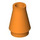 LEGO Orange Cone 1 x 1 without Top Groove (4589 / 6188)