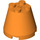 LEGO Orange Kegel 3 x 3 x 2 mit Achse Loch (6233 / 45176)