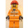 LEGO Oranje Bouw Work minifiguur