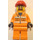 LEGO Orange Construction Work Minifigurine