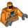 LEGO Orange Construction Worker Minifigure Torso (73403 / 76382)