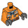 LEGO Orange Construction Worker Torso (973 / 76382)