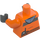 LEGO Orange Construction Worker Torso (973 / 76382)