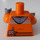 LEGO Orange Konstruktion Worker Torso (973 / 76382)