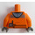 LEGO Orange Construction Worker Torso (973 / 76382)