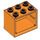 LEGO Orange Schrank 2 x 3 x 2 mit vertieften Noppen (92410)