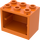 LEGO Orange Schrank 2 x 3 x 2 mit vertieften Noppen (92410)