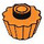 LEGO Orange Cupcake Liner with Flat Top (79743)