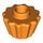 LEGO Orange Cupcake Liner med platt ovansida (79743)