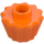 LEGO Orange Cupcake Liner med platt ovansida (79743)