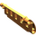 LEGO Oranje Gebogen Paneel 11 x 3 met 2 Pin Gaten (62531)
