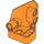 LEGO Orange Curved Panel 2 Right (87086)