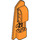 LEGO Oranje Gebogen Paneel 21 Rechtsaf (11946 / 43499)