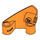 LEGO Orange Incurvé Panneau 3 x 3 x 2 Droite (2403)