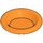 LEGO Orange Dinner Plate (6256)