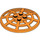 LEGO Oransje Dish 6 x 6 Webbed (Kvadratisk holder under) (4285 / 30234)