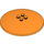 LEGO Orange Dish 8 x 8 (3961 / 18859)