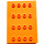 LEGO Oranssi Ovi 1 x 8 x 6 Scala Kaappi (6879)