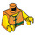 LEGO Orange Drachen Boat Minifig Torso (973 / 76382)