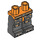 LEGO Orange Drillex Minifigure Hüften und Beine (3815 / 20373)
