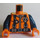 LEGO Orange Dune Patrol Quad Driver Torso (973 / 73403)